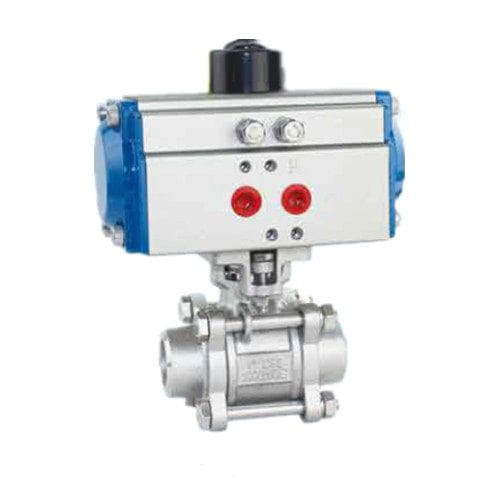 Pneumatic / Electric Three Piece Butt Welding Ball Valve - Vervo